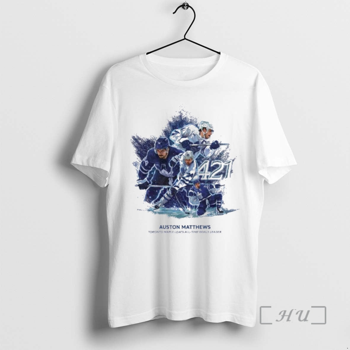 Officials Auston Matthews 421 Career Goal All Time - Adult & Kids T-Shirts, Sweatshirts & Hoodies apparel design preview 1