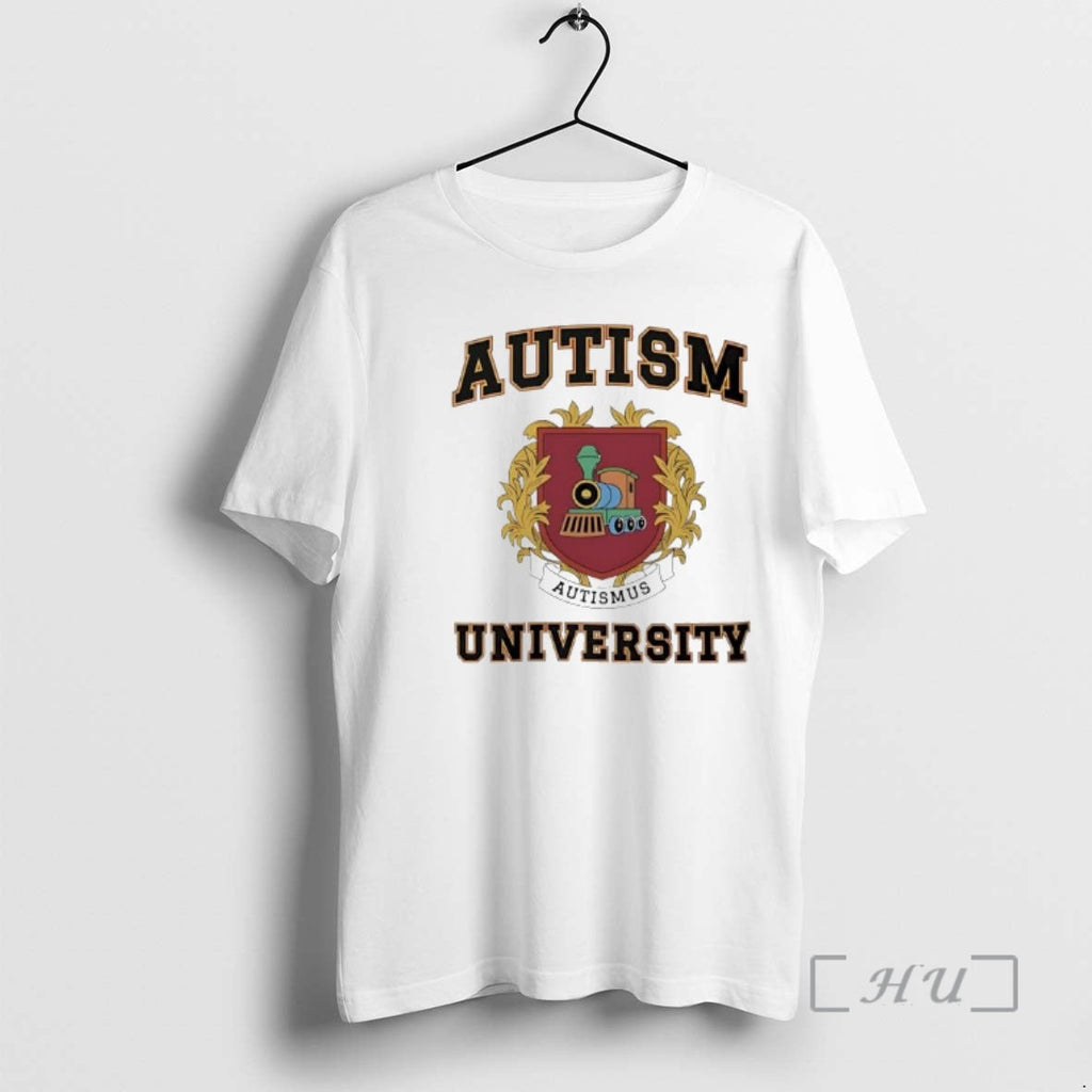 Officials Autism University Coat Arms - Adult & Kids T-Shirts, Sweatshirts & Hoodies apparel design preview 1