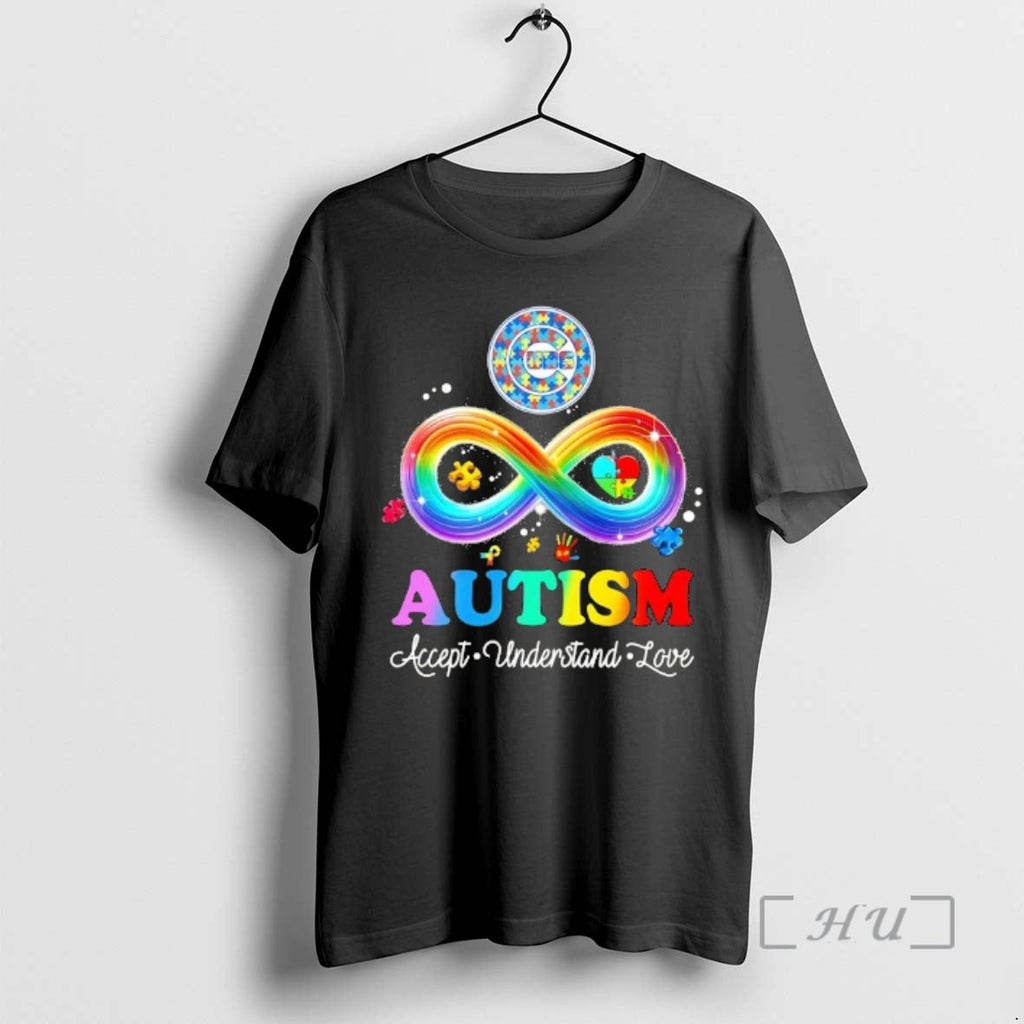 Officials Autism Accept Understand Love Chicago Cubs - Adult & Kids T-Shirts, Sweatshirts & Hoodies apparel design preview 1