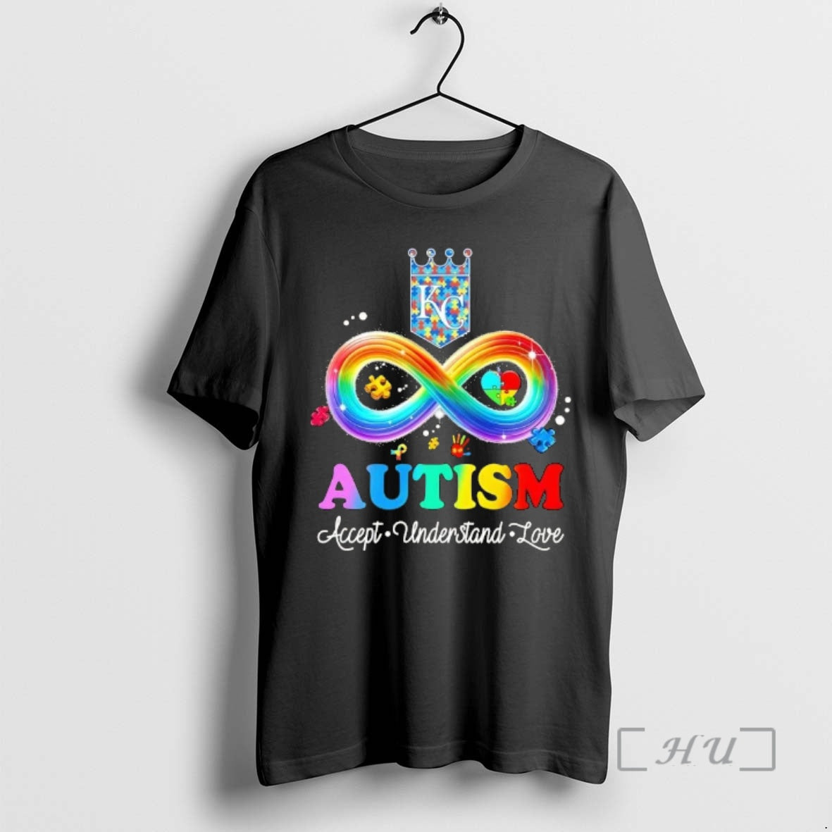 Officials Autism Accept Understand Love Kansas City - Adult & Kids T-Shirts, Sweatshirts & Hoodies apparel design preview 1