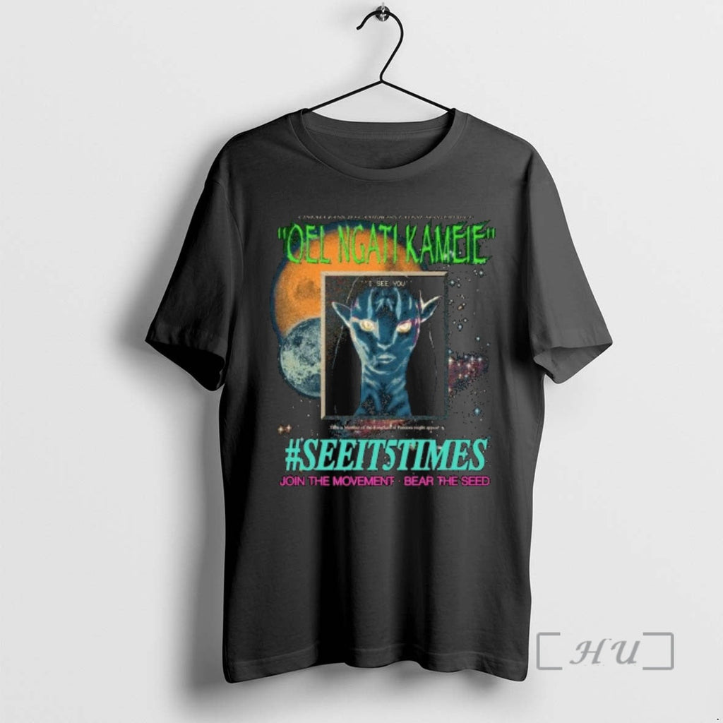 Officials Avatar Oel Ngati Kameie Seeit Five Times - Adult & Kids T-Shirts, Sweatshirts & Hoodies apparel design preview 1