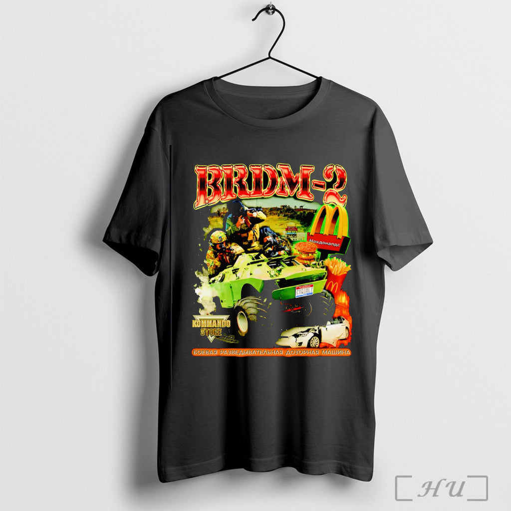 Officials Brdm 2 Monster Truck Retro Sweater And V - Adult & Kids T-Shirts, Sweatshirts & Hoodies apparel design preview 1