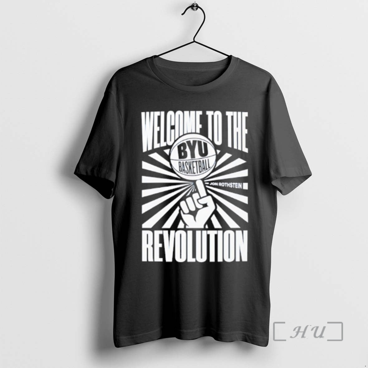 Officials Byu Basketball Welcome Revolution Jon - Adult & Kids T-Shirts, Sweatshirts & Hoodies apparel design preview 1