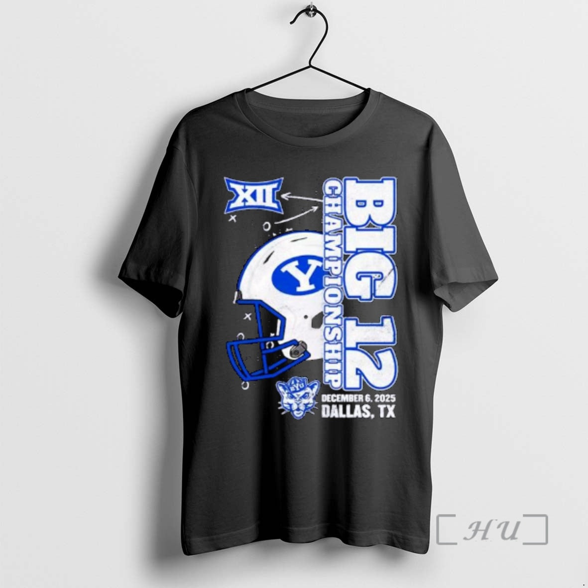 Officials Byu Cougars 2025 Big 12 Football - Adult & Kids T-Shirts, Sweatshirts & Hoodies apparel design preview 1