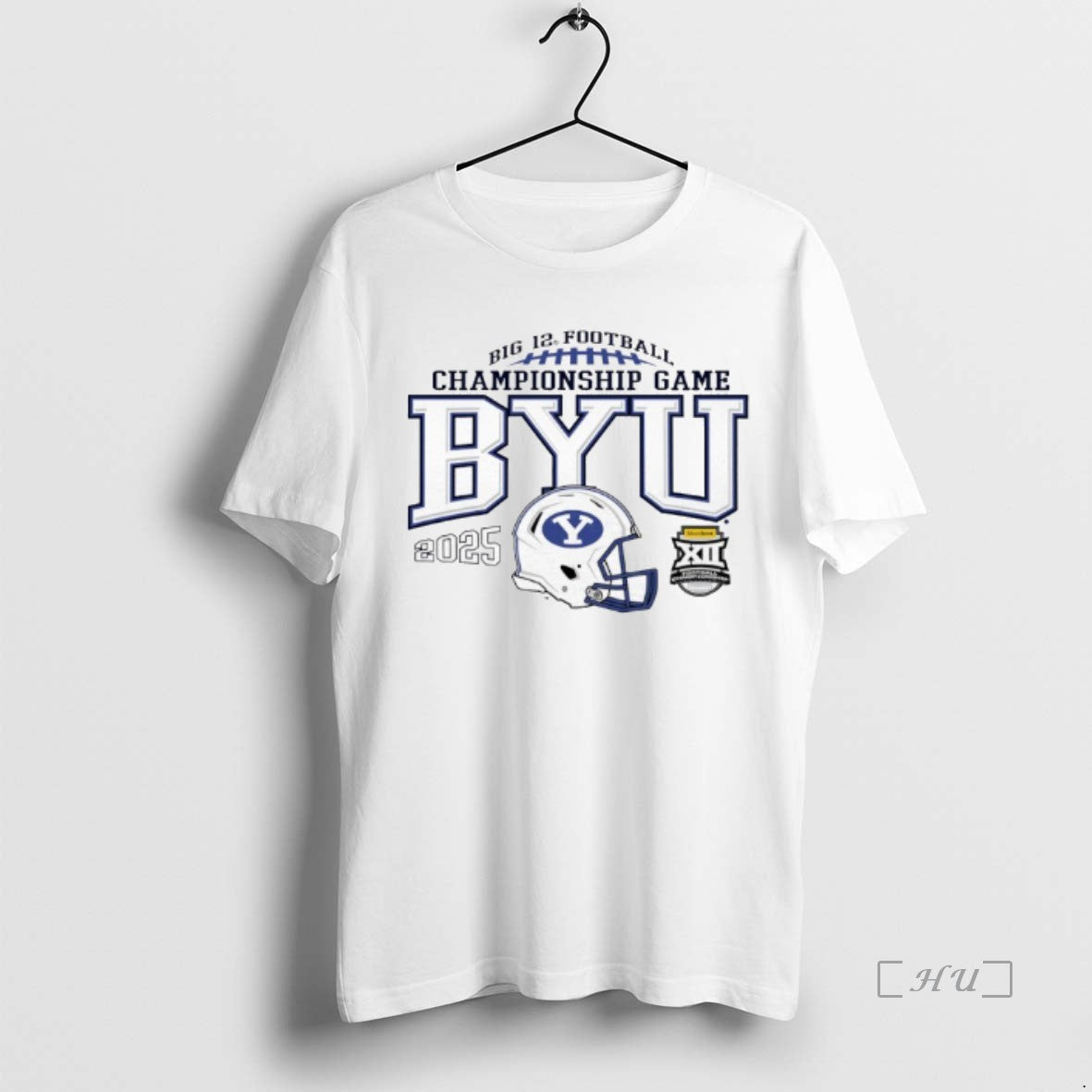 Officials Byu Cougars Big 12 Football Championship - Adult & Kids T-Shirts, Sweatshirts & Hoodies apparel design preview 1
