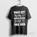 Officials Back Off I Have Crazy Mom She Has Anger - Adult & Kids T-Shirts, Sweatshirts & Hoodies apparel design preview 1