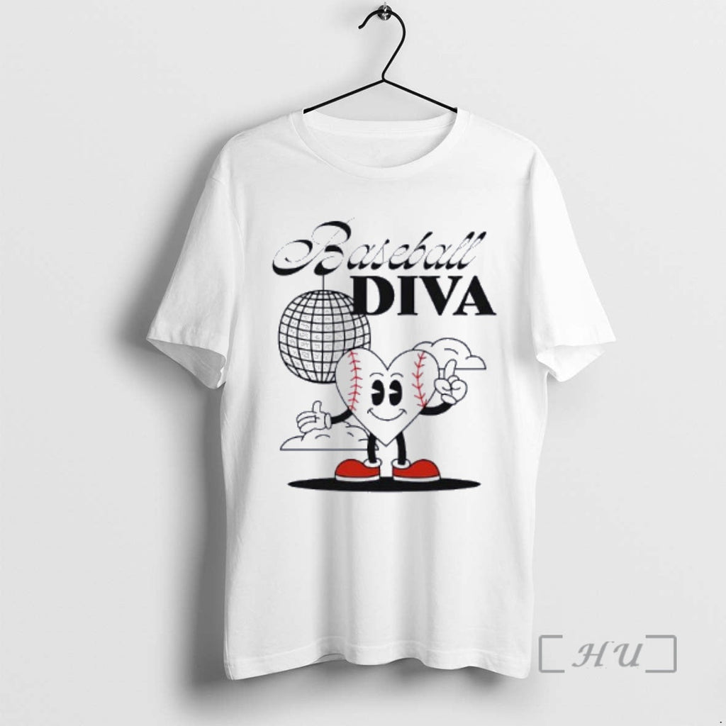 Officials Baseball X Heart Diva - Adult & Kids T-Shirts, Sweatshirts & Hoodies apparel design preview 1