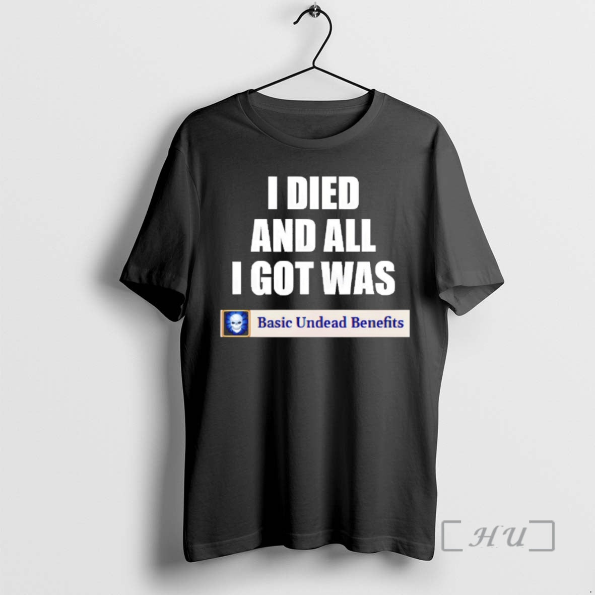 Officials Basic Undead Benefits I Died And All Got - Adult & Kids T-Shirts, Sweatshirts & Hoodies apparel design preview 1