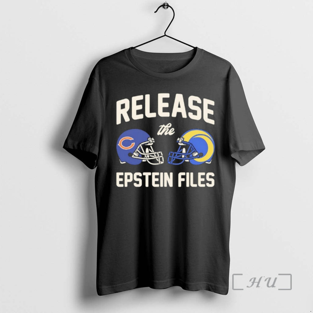Officials Bear Vs Rams Release Epstein Files - Adult & Kids T-Shirts, Sweatshirts & Hoodies apparel design preview 1