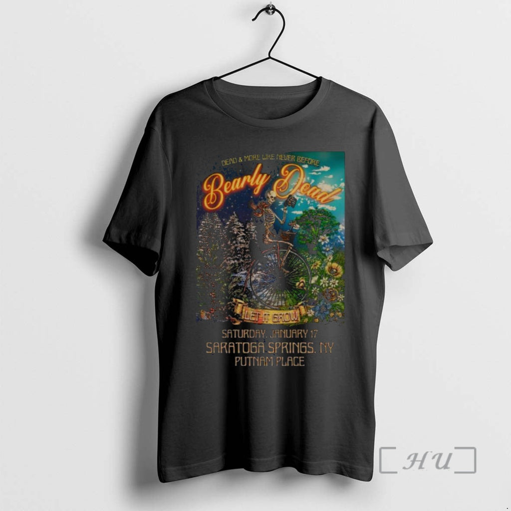 Officials Bearly Dead Saratoga Springs Ny 1 17 - Adult & Kids T-Shirts, Sweatshirts & Hoodies apparel design preview 1