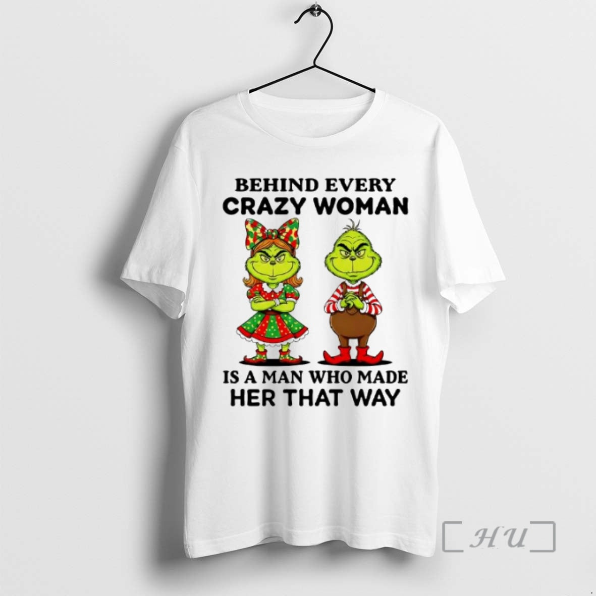 Officials Behind Every Crazy Woman Is Man Who Made - Adult & Kids T-Shirts, Sweatshirts & Hoodies apparel design preview 1