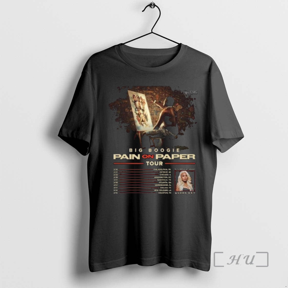 Officials Big Boogie Launching Pain Paper Tour 2026 - Adult & Kids T-Shirts, Sweatshirts & Hoodies apparel design preview 1