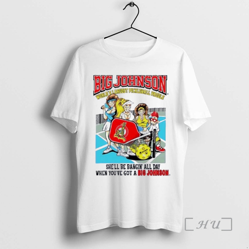 Officials Big Johnson World Shargest Pickleball - Adult & Kids T-Shirts, Sweatshirts & Hoodies apparel design preview 1