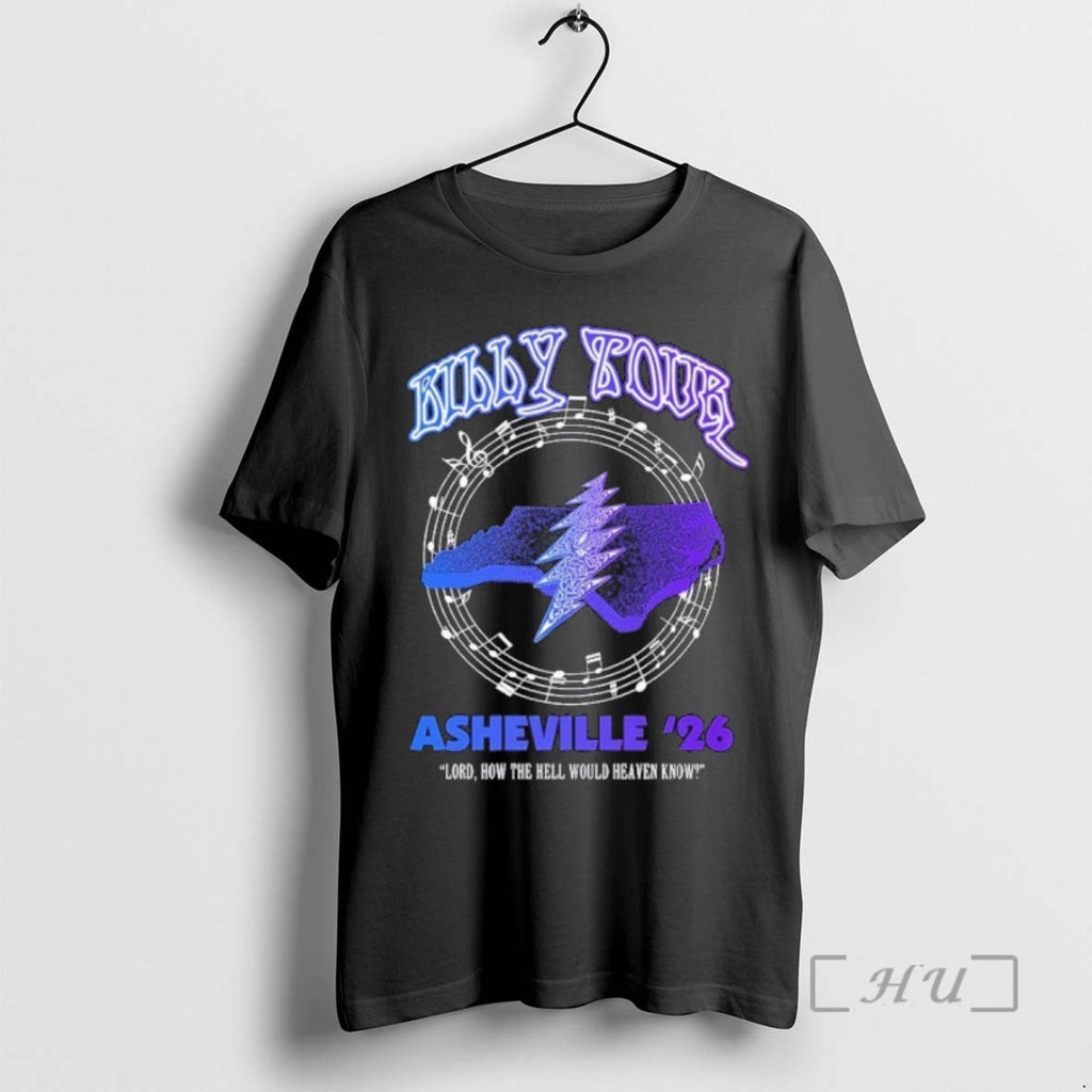 Officials Billy Strings Tour Asheville Nc 2026 - Adult & Kids T-Shirts, Sweatshirts & Hoodies apparel design preview 1
