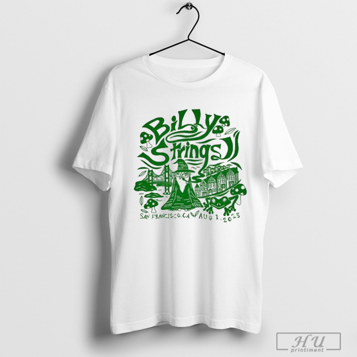 Officials Billy Strings San Francisco Aug 1 2025 - Adult & Kids T-Shirts, Sweatshirts & Hoodies apparel design preview 1