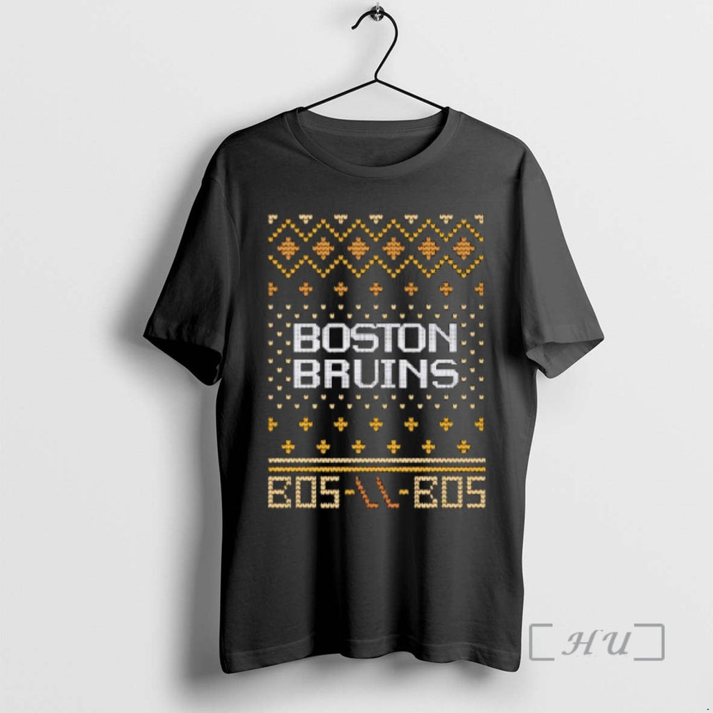 Officials Boston Bruins Chad And Jake Black X Mas - Adult & Kids T-Shirts, Sweatshirts & Hoodies apparel design preview 1