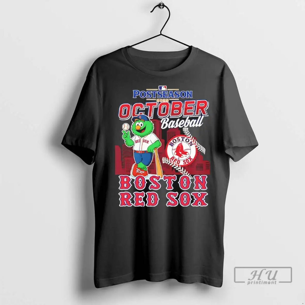 Officials Boston Red Sox October Baseball 2025 - Adult & Kids T-Shirts, Sweatshirts & Hoodies apparel design preview 1