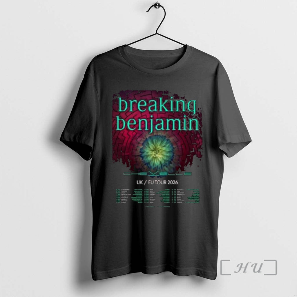 Officials Breaking Benjamin Uk Europe Tour 2026 - Adult & Kids T-Shirts, Sweatshirts & Hoodies apparel design preview 1