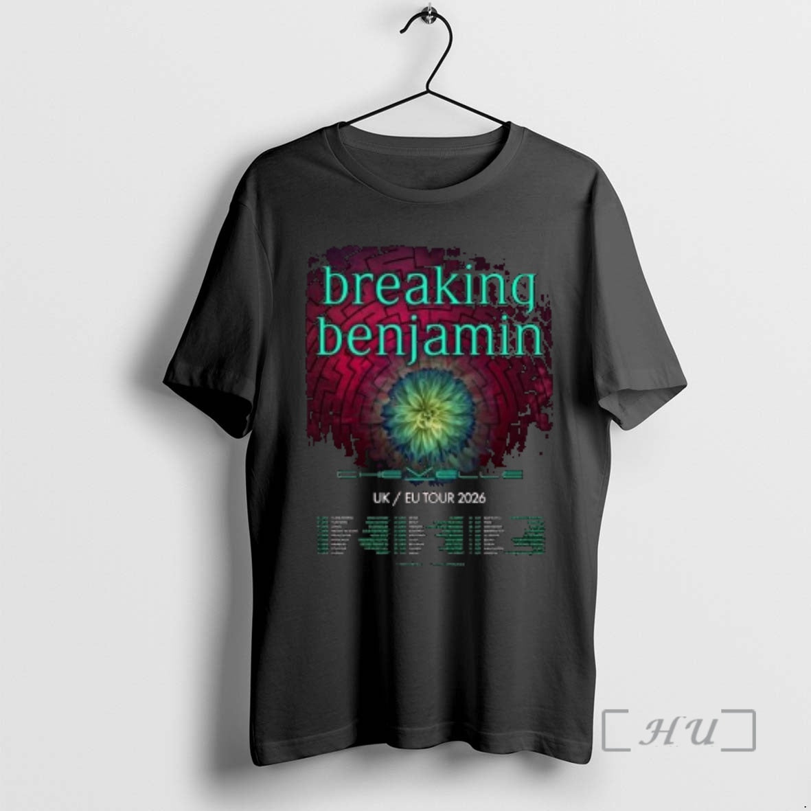Officials Breaking Benjamin Uk Europe Tour 2026 - Adult & Kids T-Shirts, Sweatshirts & Hoodies apparel design preview 1