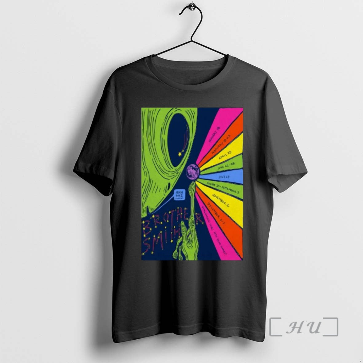 Officials Brother Smith Moon Tour 2026 - Adult & Kids T-Shirts, Sweatshirts & Hoodies apparel design preview 1
