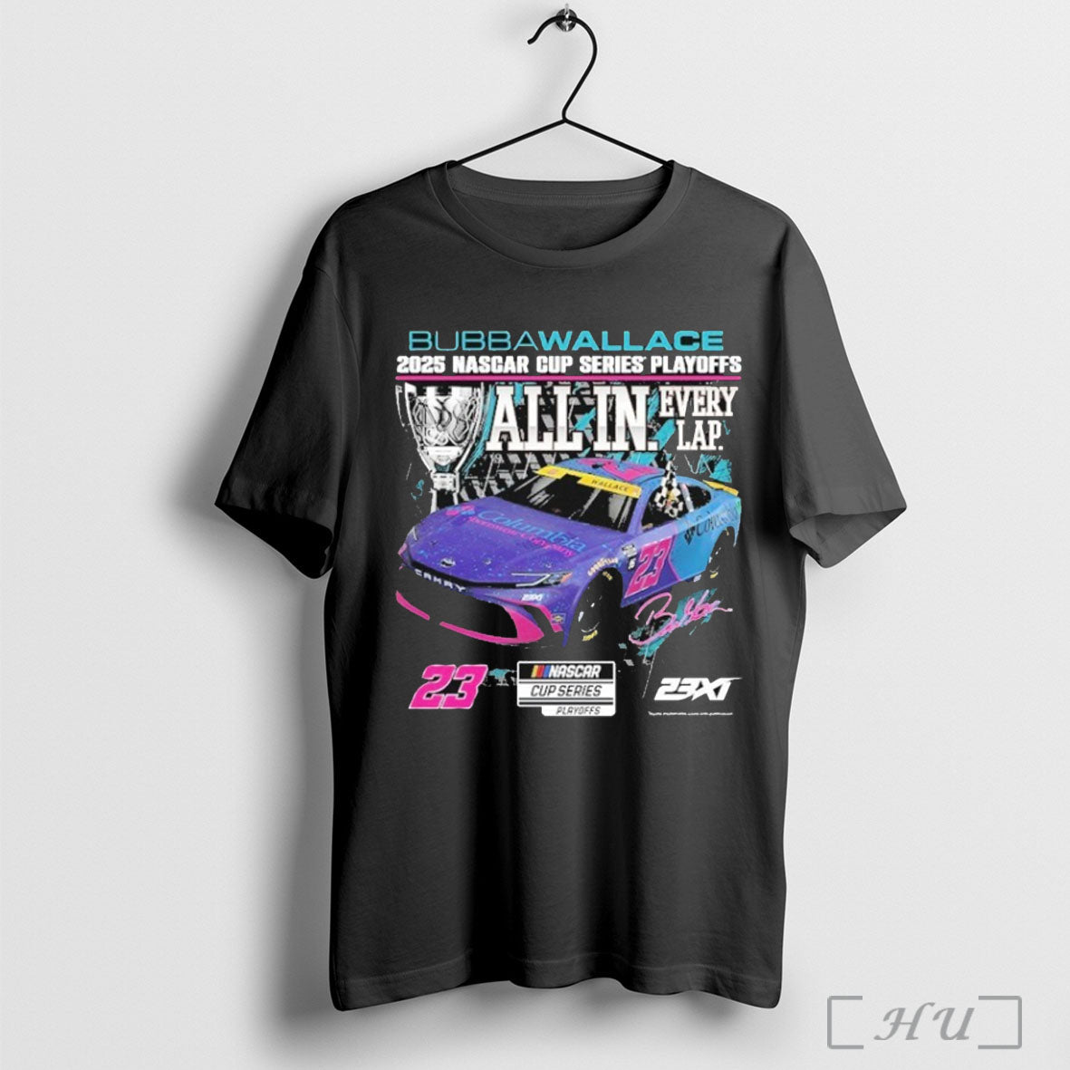Officials Bubba Wallace 23xi Racing 2025 Nascar Cup - Adult & Kids T-Shirts, Sweatshirts & Hoodies apparel design preview 1