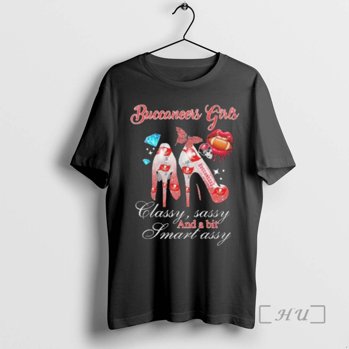 Officials Buccaneers High Heels Classy Sassy Bit - Adult & Kids T-Shirts, Sweatshirts & Hoodies apparel design preview 1