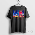 Officials Buffalo Sports Teams Logo City Skyline - Adult & Kids T-Shirts, Sweatshirts & Hoodies apparel design preview 1