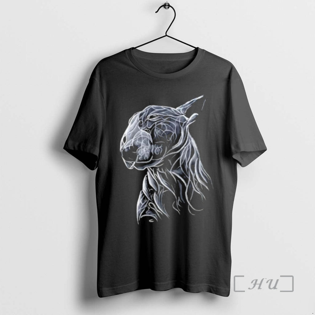 Officials Bull Terrier Fractal Art Dog - Adult & Kids T-Shirts, Sweatshirts & Hoodies apparel design preview 1