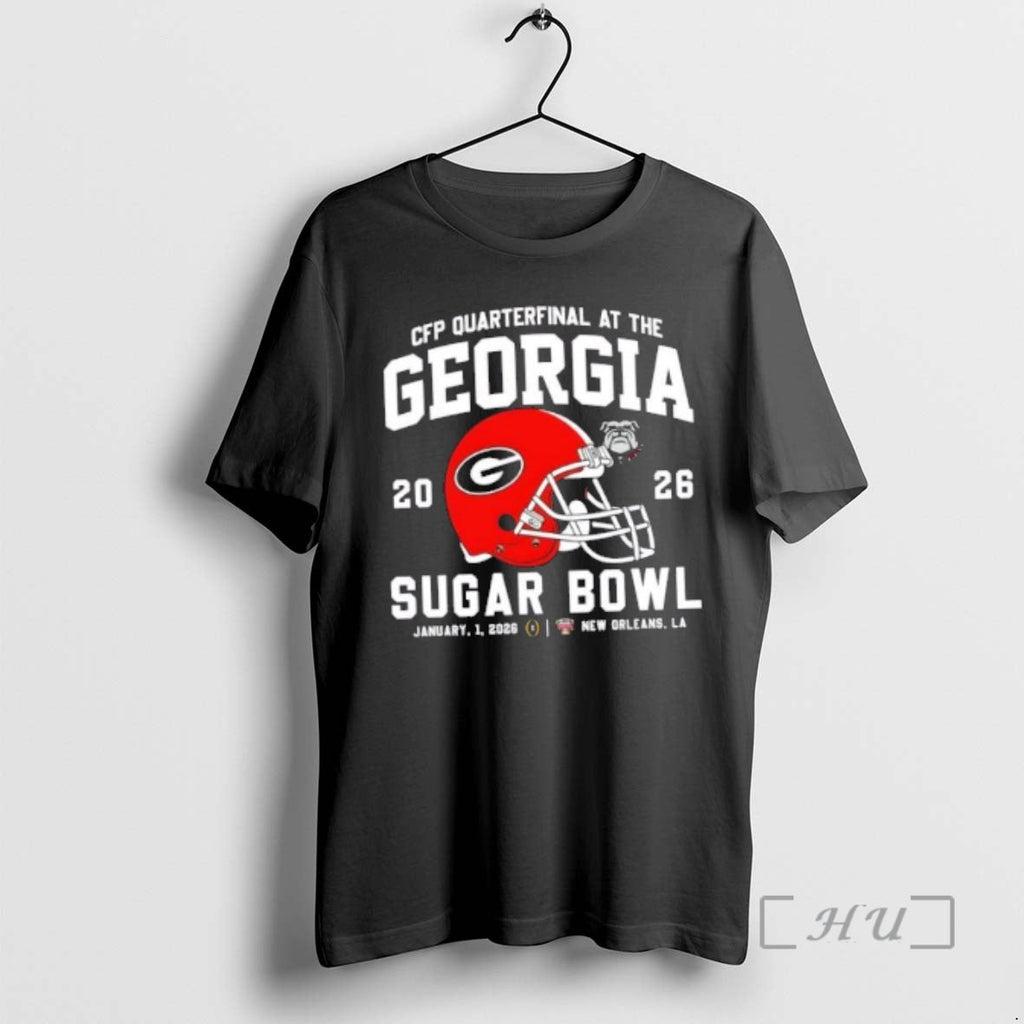 Officials Cfp Quarterfinal Georgia Bulldogs Sugar - Adult & Kids T-Shirts, Sweatshirts & Hoodies apparel design preview 1