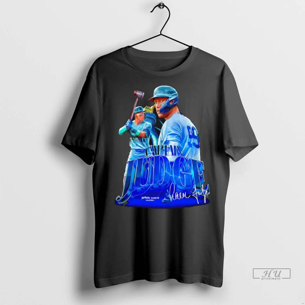 Officials Captain Aaron Judge Signature Graphic - Adult & Kids T-Shirts, Sweatshirts & Hoodies apparel design preview 1