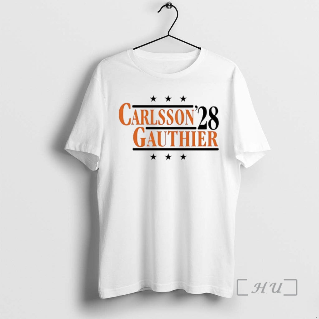 Officials Carlsson Gauthier 28 Anaheim Hockey - Adult & Kids T-Shirts, Sweatshirts & Hoodies apparel design preview 1