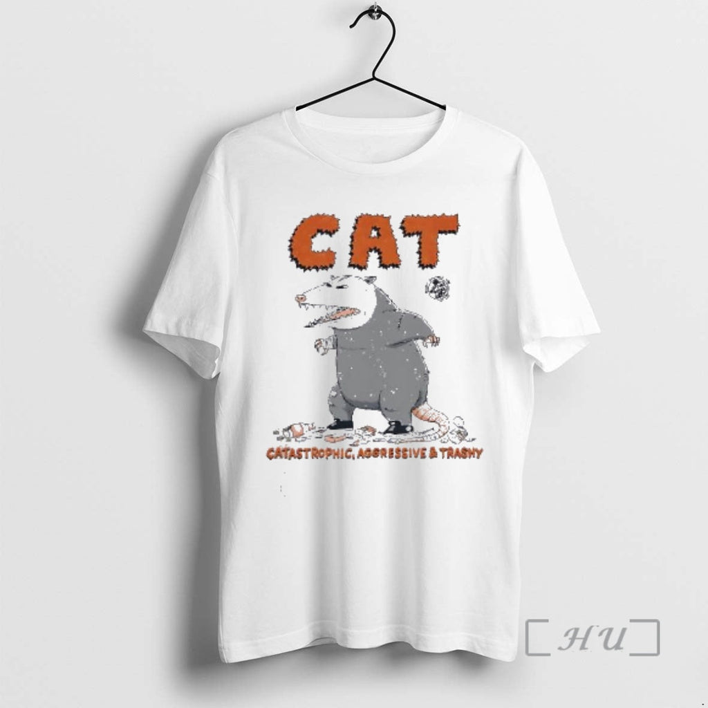 Officials Cat Catastrophic Aggressive Trashy - Adult & Kids T-Shirts, Sweatshirts & Hoodies apparel design preview 1