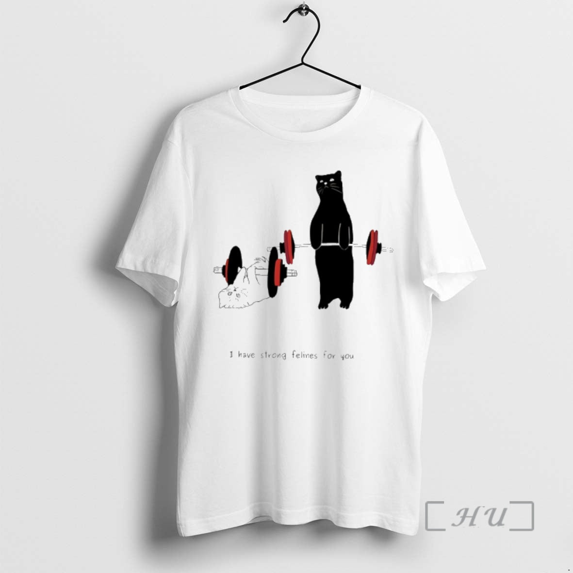 Officials Cats Gym I Have Strong Felines You - Adult & Kids T-Shirts, Sweatshirts & Hoodies apparel design preview 1