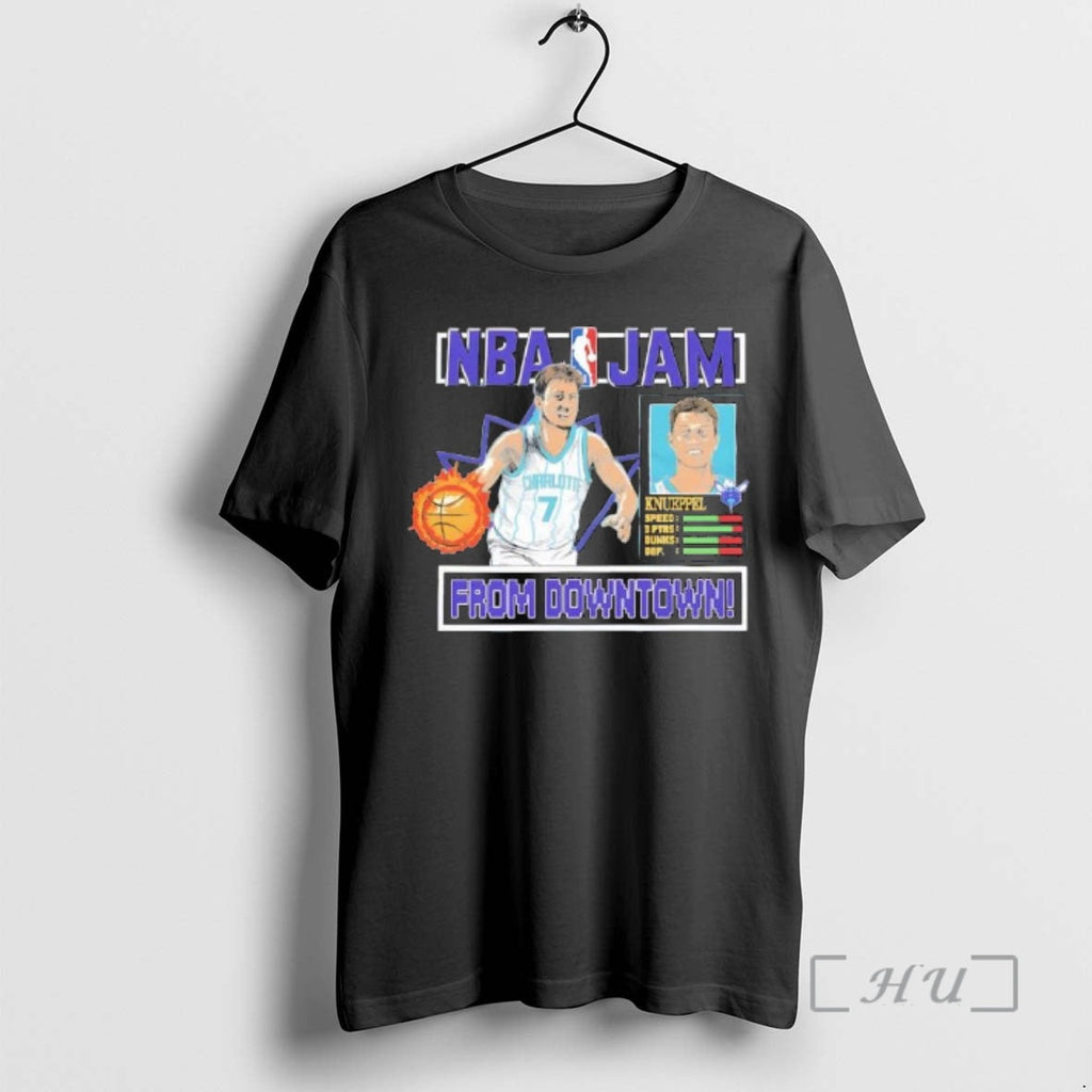Officials Charlotte Hornets Kon Knueppel Nba Jam - Adult & Kids T-Shirts, Sweatshirts & Hoodies apparel design preview 1
