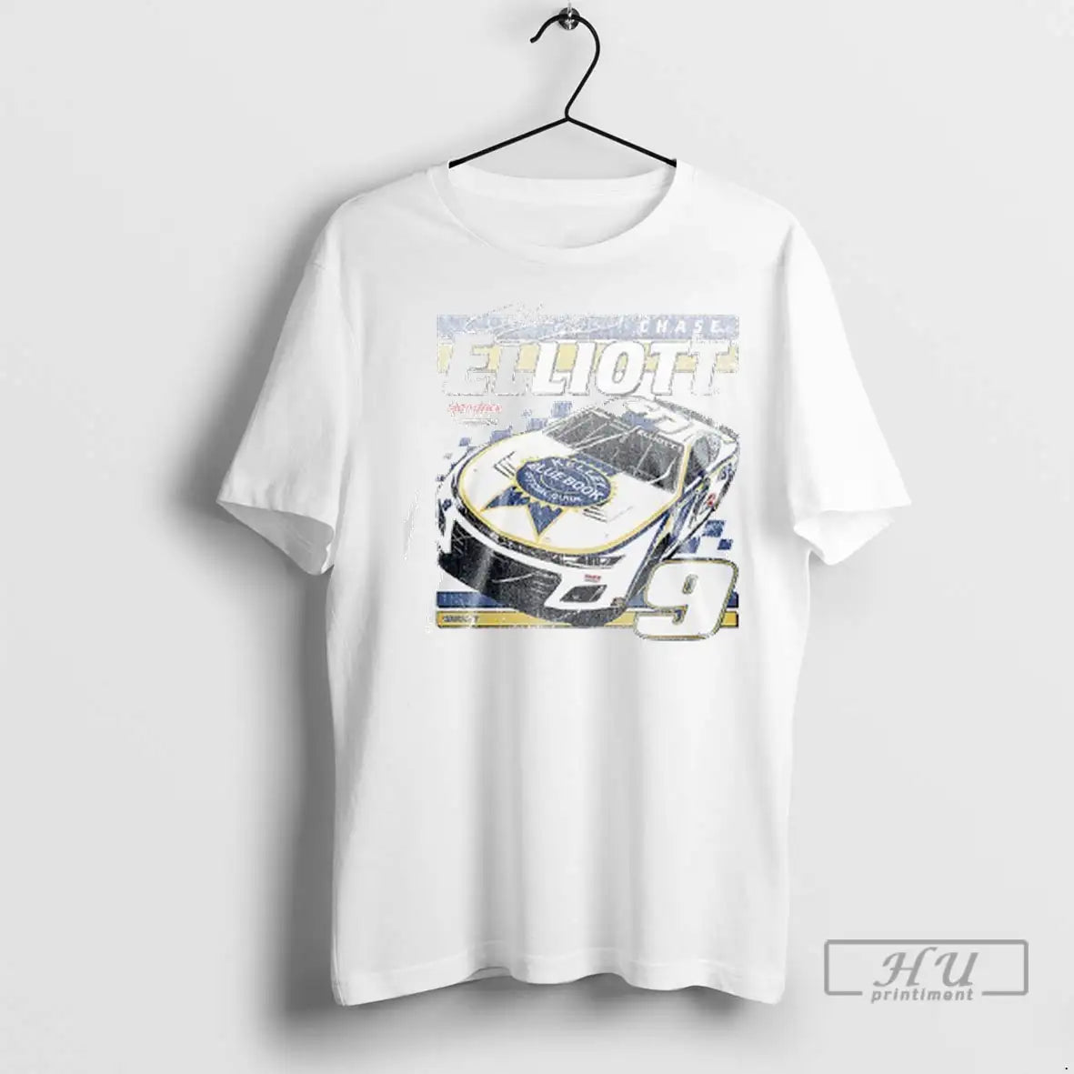 Officials Chase Elliott Ice Blue Racing Signature - Adult & Kids T-Shirts, Sweatshirts & Hoodies apparel design preview 1