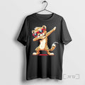 Officials Cheetah Dabbing Wearing Red Sunglasses Cool - Adult & Kids T-Shirts, Sweatshirts & Hoodies apparel design preview 1