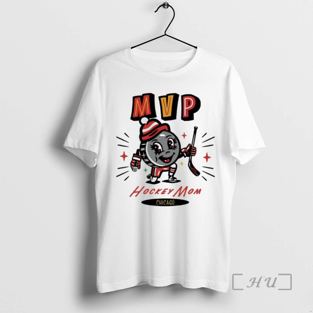 Officials Chicago Blackhawks 2025 Mvp Hockey Mom - Adult & Kids T-Shirts, Sweatshirts & Hoodies apparel design preview 1