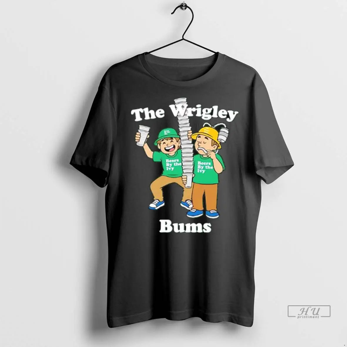 Officials Chicago Cubs The Wrigley Bums Beers By Ivy - Adult & Kids T-Shirts, Sweatshirts & Hoodies apparel design preview 1