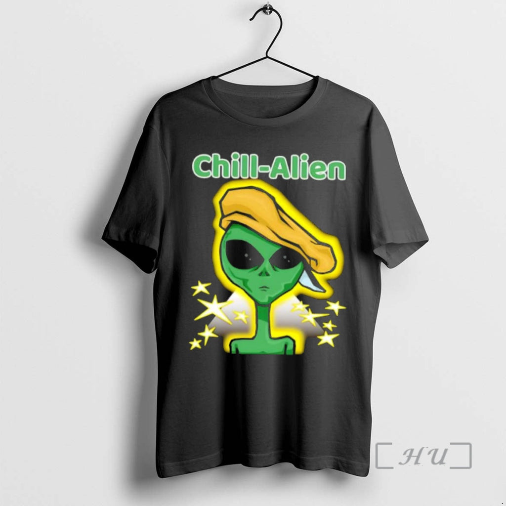 Officials Chill Alien Ufo Classic - Adult & Kids T-Shirts, Sweatshirts & Hoodies apparel design preview 1