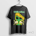 Officials Chill Alien Ufo Classic - Adult & Kids T-Shirts, Sweatshirts & Hoodies apparel design preview 1
