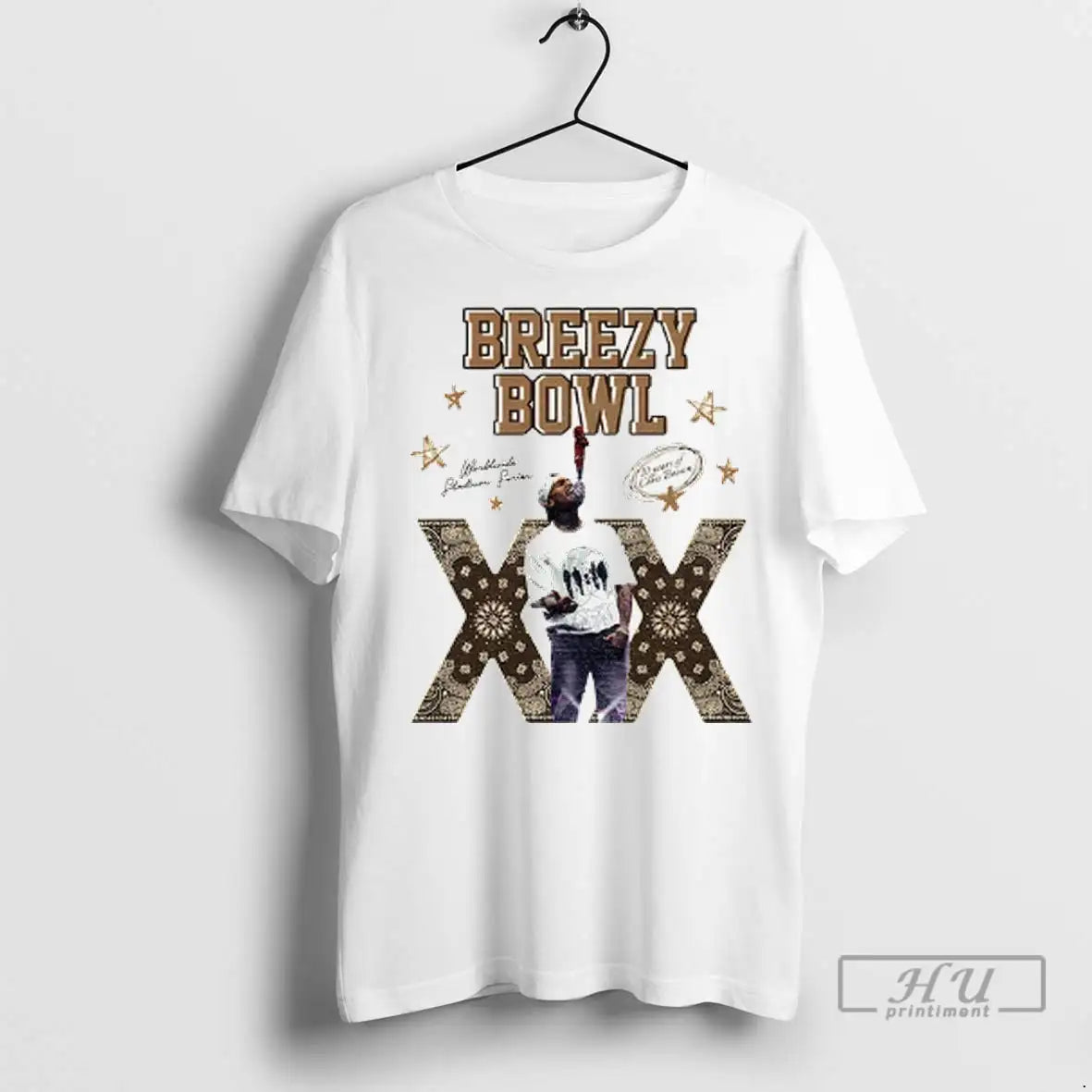 Officials Chris Brown 2025 Breezy Bowl Xx 20 Years - Adult & Kids T-Shirts, Sweatshirts & Hoodies apparel design preview 1