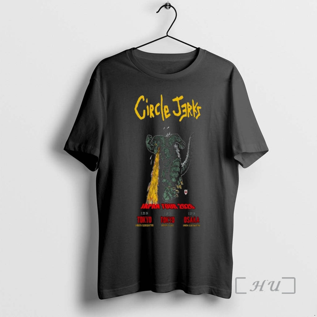 Officials Circle Jerks Japan Tour 2026 - Adult & Kids T-Shirts, Sweatshirts & Hoodies apparel design preview 1