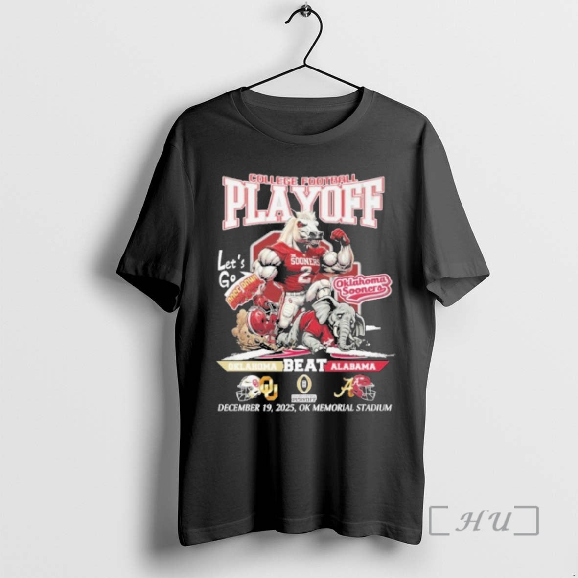 Officials College Football Playoff Oklahoma Beat - Adult & Kids T-Shirts, Sweatshirts & Hoodies apparel design preview 1