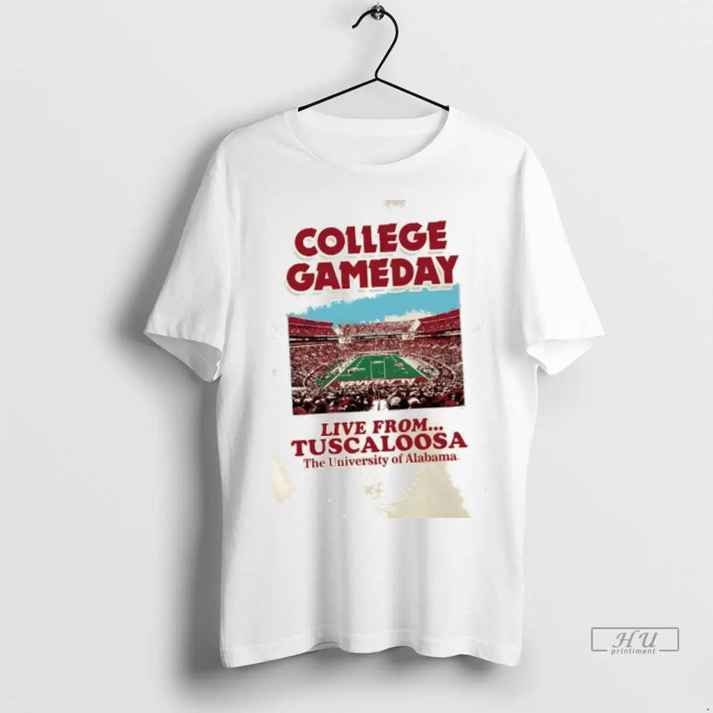 Officials College Gameday Live From Tuscaloosa The - Adult & Kids T-Shirts, Sweatshirts & Hoodies apparel design preview 1