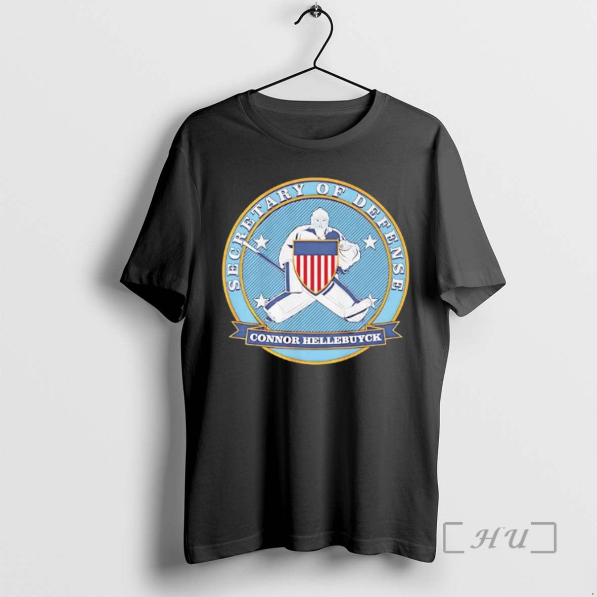Officials Connor Hellebuyck Secretary Of Defense - Adult & Kids T-Shirts, Sweatshirts & Hoodies apparel design preview 1