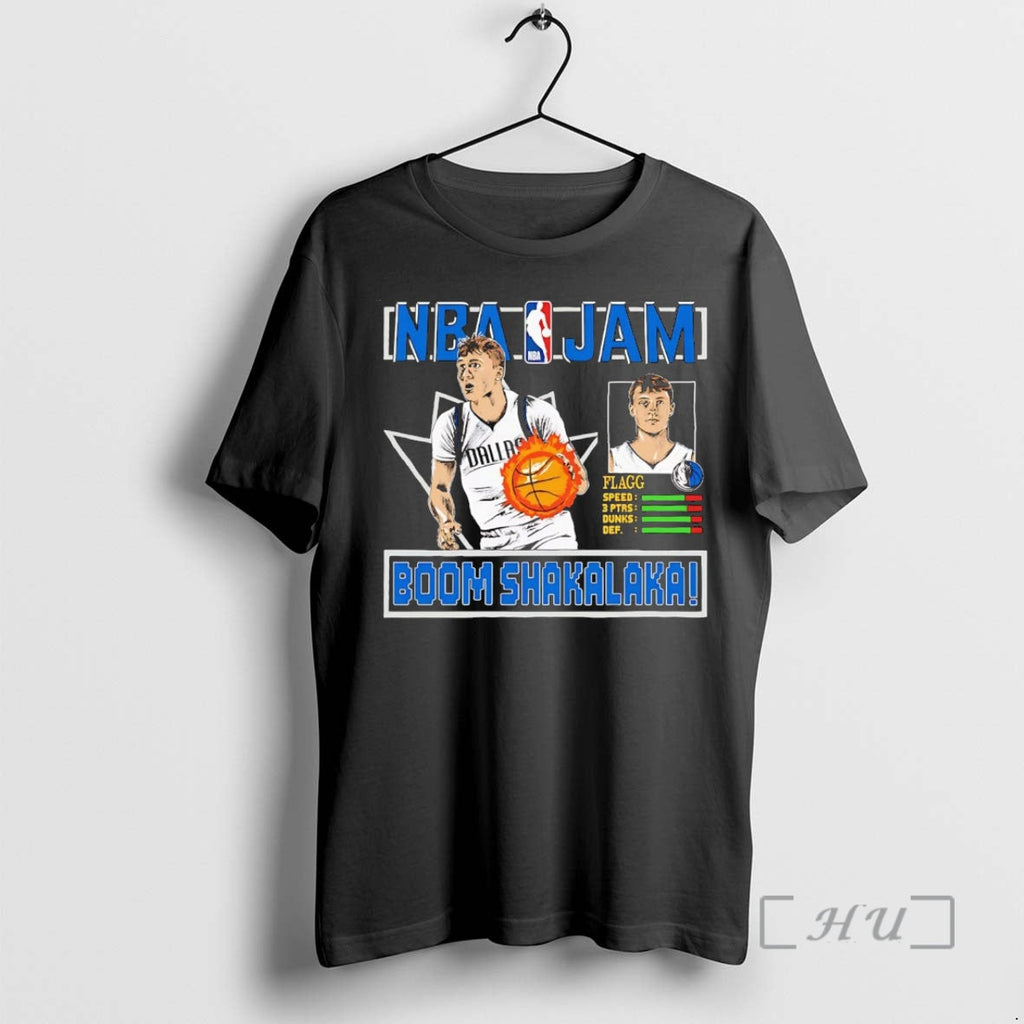 Officials Cooper Flagg Boom Shakalaka Nba Jam Dallas - Adult & Kids T-Shirts, Sweatshirts & Hoodies apparel design preview 1