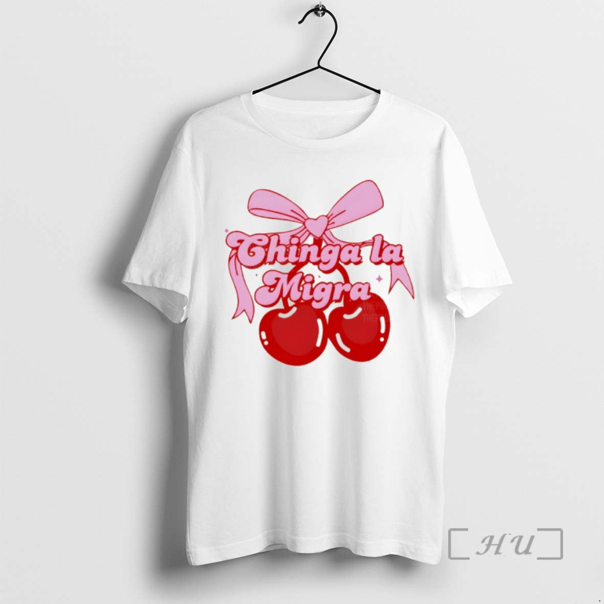 Officials Coquette Cherries Chinga La Migra Anti - Adult & Kids T-Shirts, Sweatshirts & Hoodies apparel design preview 1