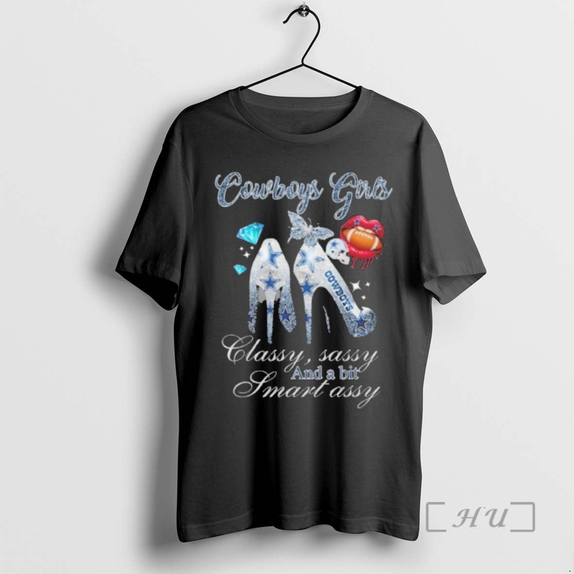 Officials Cowboys High Heels Classy Sassy Bit Smart - Adult & Kids T-Shirts, Sweatshirts & Hoodies apparel design preview 1