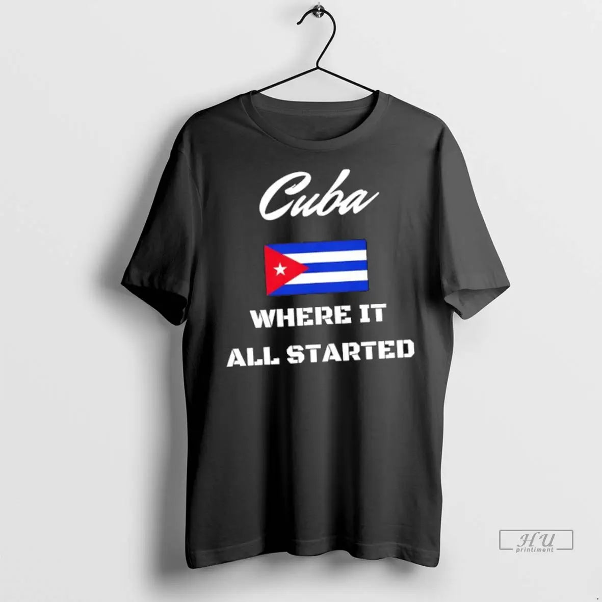 Officials Cuba Where It All Started - Adult & Kids T-Shirts, Sweatshirts & Hoodies apparel design preview 1