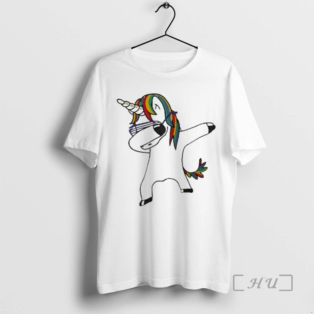 Officials Dabbing Unicorn With Rainbow Hair And - Adult & Kids T-Shirts, Sweatshirts & Hoodies apparel design preview 1